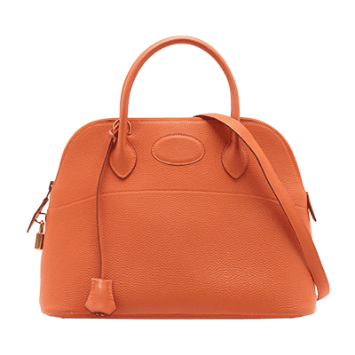 エルメス ボリード31 トゴ オレンジ ゴールド