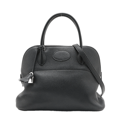 エルメス ボリード31 トリヨンクレマンス ブラック シルバー