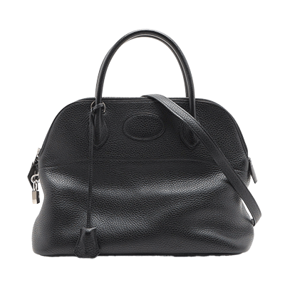 エルメス ボリード31 トリヨンクレマンス ブラック シルバー