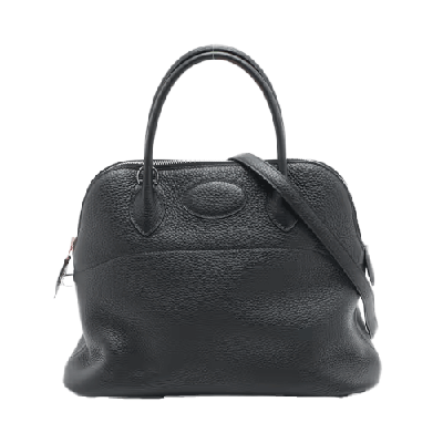 エルメス ボリード31 トゴ ブラック シルバー