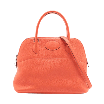 エルメス ボリード31 トリヨンクレマンス レッド シルバー