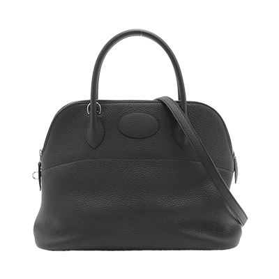 エルメス ボリード31 トリヨンクレマンス ブラック シルバー