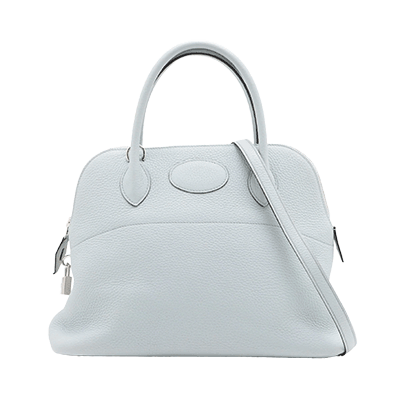 エルメス ボリード31 トリヨンクレマンス ブルーペール シルバー