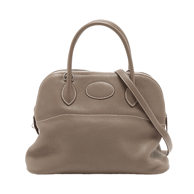 エルメス ボリード31 トリヨンクレマンス エトゥープ シルバー