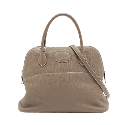 エルメス ボリード31 トリヨンクレマンス エトゥープ シルバー