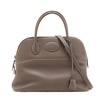 エルメス ボリード31 トリヨンクレマンス エトゥープ シルバー