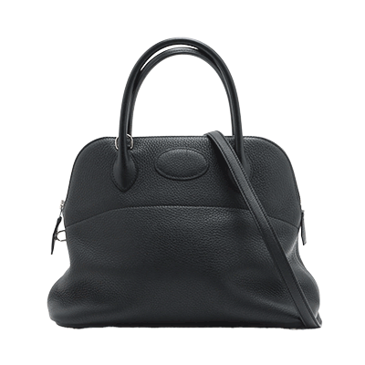 エルメス ボリード31 トリヨンクレマンス ブラック シルバー