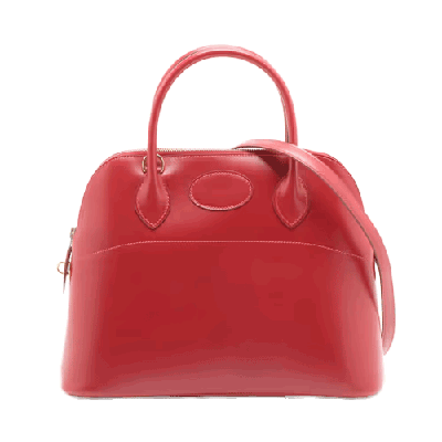 エルメス ボリード31 ボックスカーフ ルージュヴィフ ゴールド