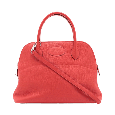 エルメス ボリード31 トリヨンクレマンス ルージュクー シルバー