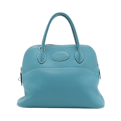 エルメス ボリード31 トリヨンクレマンス ブルージーン シルバー