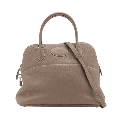 エルメス ボリード31 トリヨンクレマンス エトゥープ シルバー