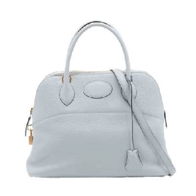 エルメス ボリード31 トリヨンクレマンス ブループリュム ゴールド