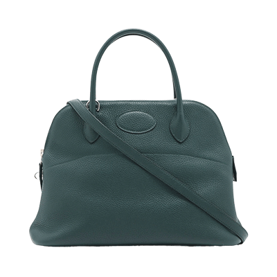 エルメス ボリード31 トリヨンクレマンス マラカイト シルバー