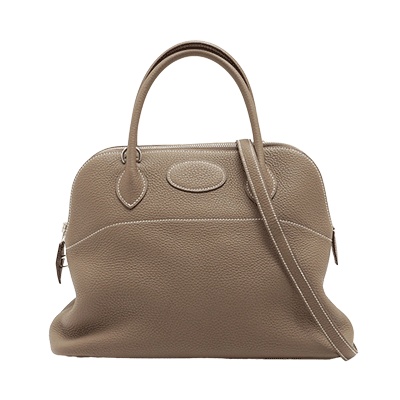 エルメス ボリード31 トリヨンクレマンス エトゥープ シルバー