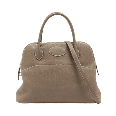 エルメス ボリード31 トリヨンクレマンス エトゥープ シルバー