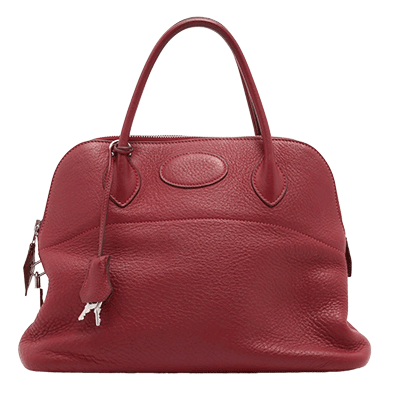 エルメス ボリード31 トリヨンクレマンス ルージュガランス シルバー