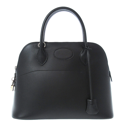 エルメス ボリード31 黒 ボックスカーフ