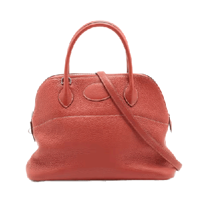 エルメス ボリード31 トリヨンクレマンス ブリック シルバー