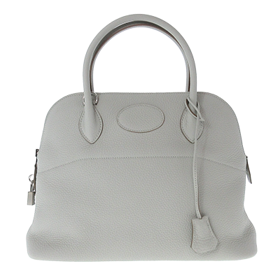 エルメス ボリード31 パールグレー トリヨンクレマンス