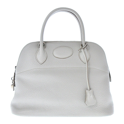 エルメス ボリード31 パールグレー トリヨンクレマンス