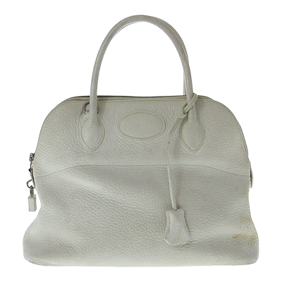 エルメス ボリード31 白 トゴ