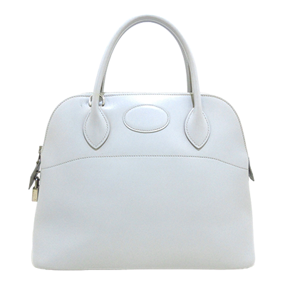 エルメス ボリード31 ライトグレー ボックスカーフ