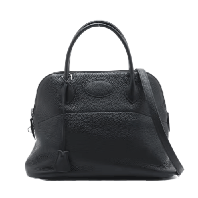 エルメス ボリード31 トリヨンクレマンス ブラック シルバー