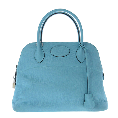 エルメス ボリード31 ブルーアトール  トリヨンクレマンス