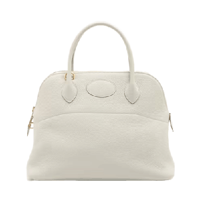 エルメス ボリード31 トリヨンクレマンス パールグレー ゴールド