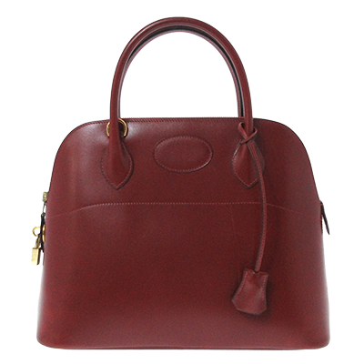 エルメス ボリード31 ルージュアッシュ ボックスカーフ