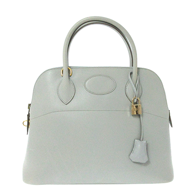 エルメス ボリード31 ライトブルー ヴォーバレニア