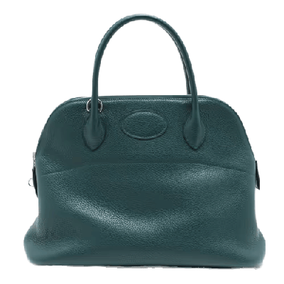 エルメス ボリード31 トリヨンクレマンス マラカイト シルバー