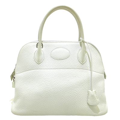 エルメス ボリード31 白 トゴ