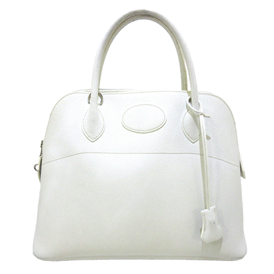 エルメス ボリード31 白 ヴォーエプソン