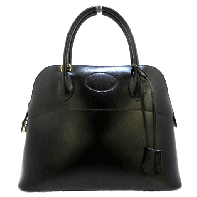 エルメス ボリード31 黒 ボックスカーフ