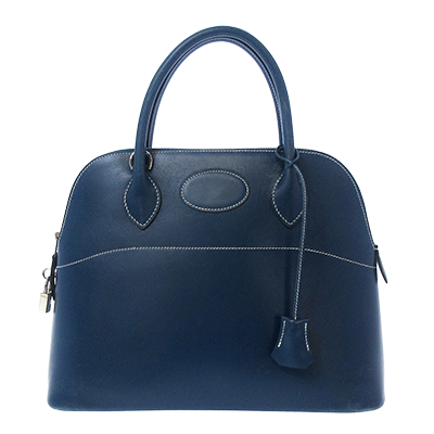 エルメス ボリード31 ブルー ヴォーシャモニー