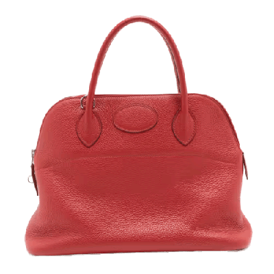 エルメス ボリード31 トリヨンクレマンス ルージュガランス シルバー