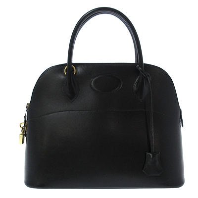 エルメス ボリード31 黒 ボックスカーフ