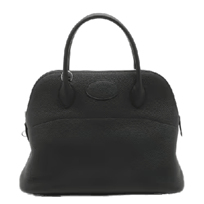 エルメス ボリード31 トリヨンクレマンス ブラック シルバー