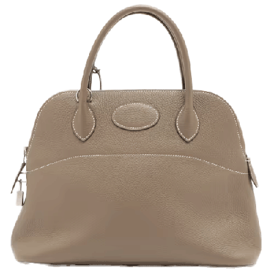 エルメス ボリード31 トリヨンクレマンス エトゥープ シルバー