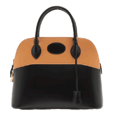 エルメス ボリード31 ボックスカーフ ブラック×ナチュラル ゴールド