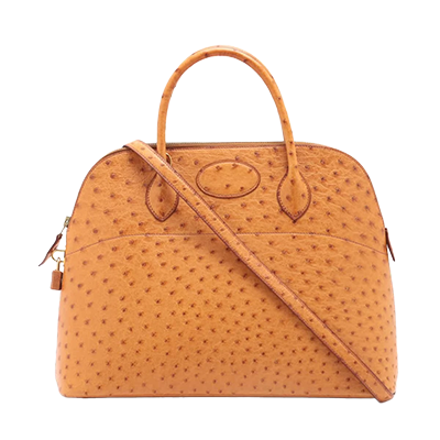 エルメス ボリード35 トゴ ブルーインディゴ ゴールド