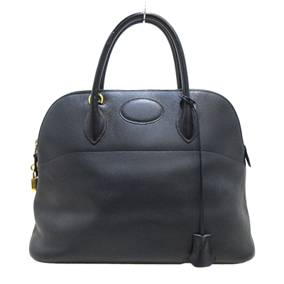 エルメス ボリード37 ダークネイビー クシュベル