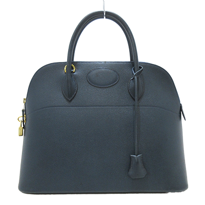 エルメス ボリード37 ブルーインディゴ クシュベル