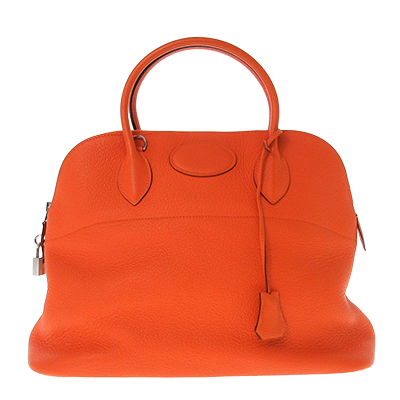 エルメス ボリード37 オレンジ トリヨンクレマンス