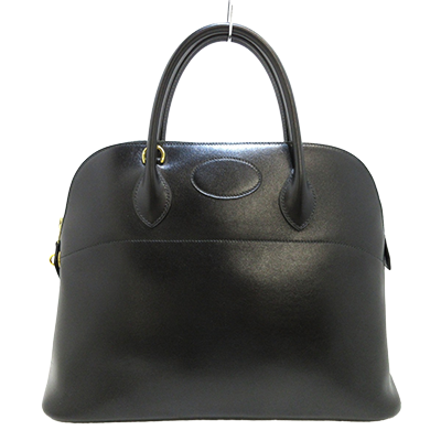 エルメス ボリード37 黒 ボックスカーフ