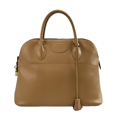 エルメス ボリード37 ライトブラウン クシュベル