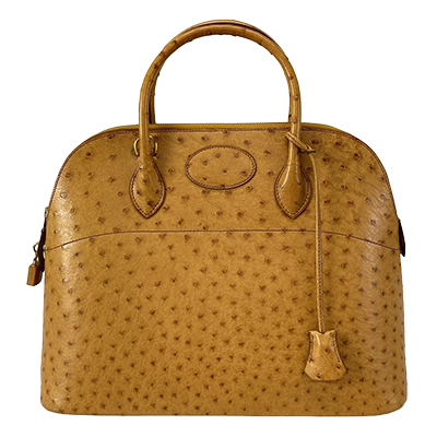 エルメス ボリード37 チェスナッツ オーストリッチ