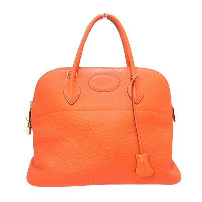 エルメス ボリード37 オレンジ トリヨンクレマンス