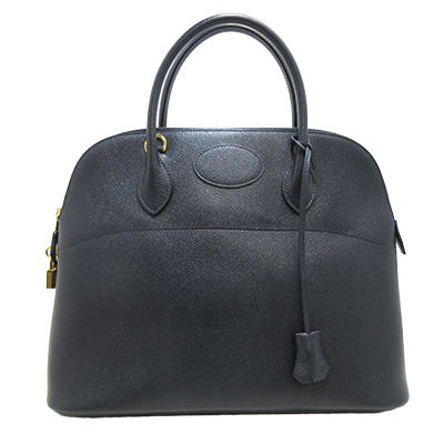 エルメス ボリード37 ブルーインディゴ クシュベル